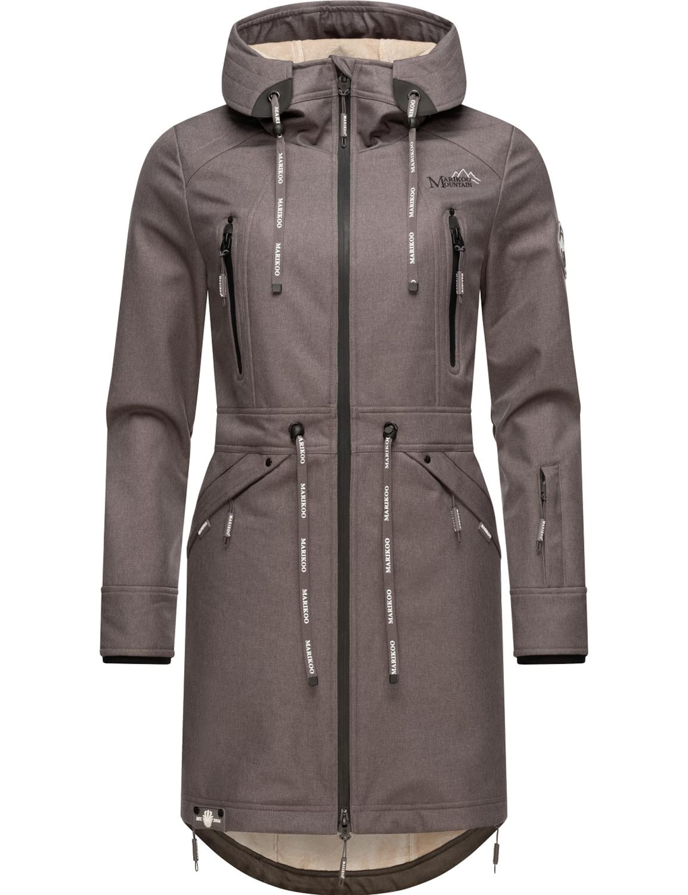 Parka di mezza stagione di MARIKOO in grigio: frontale