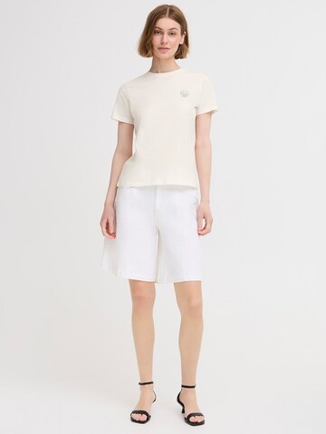 ICHI - Camisa 'IHCAMINO' em bege