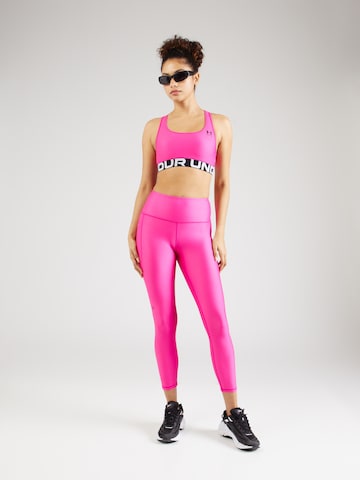 UNDER ARMOUR Bustier Sports-BH 'Authentics' i pink