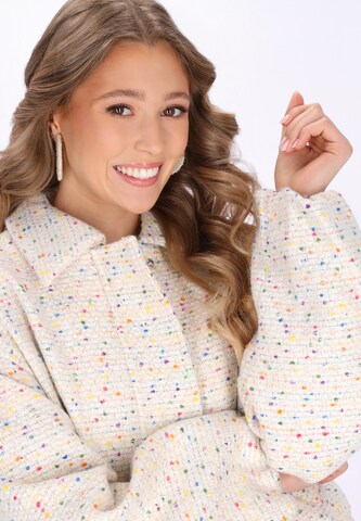 Veste mi-saison IZIA en blanc