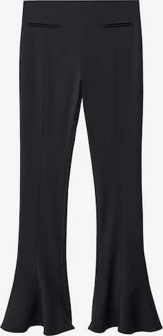 MANGO Flared Pants 'America' in Black: front