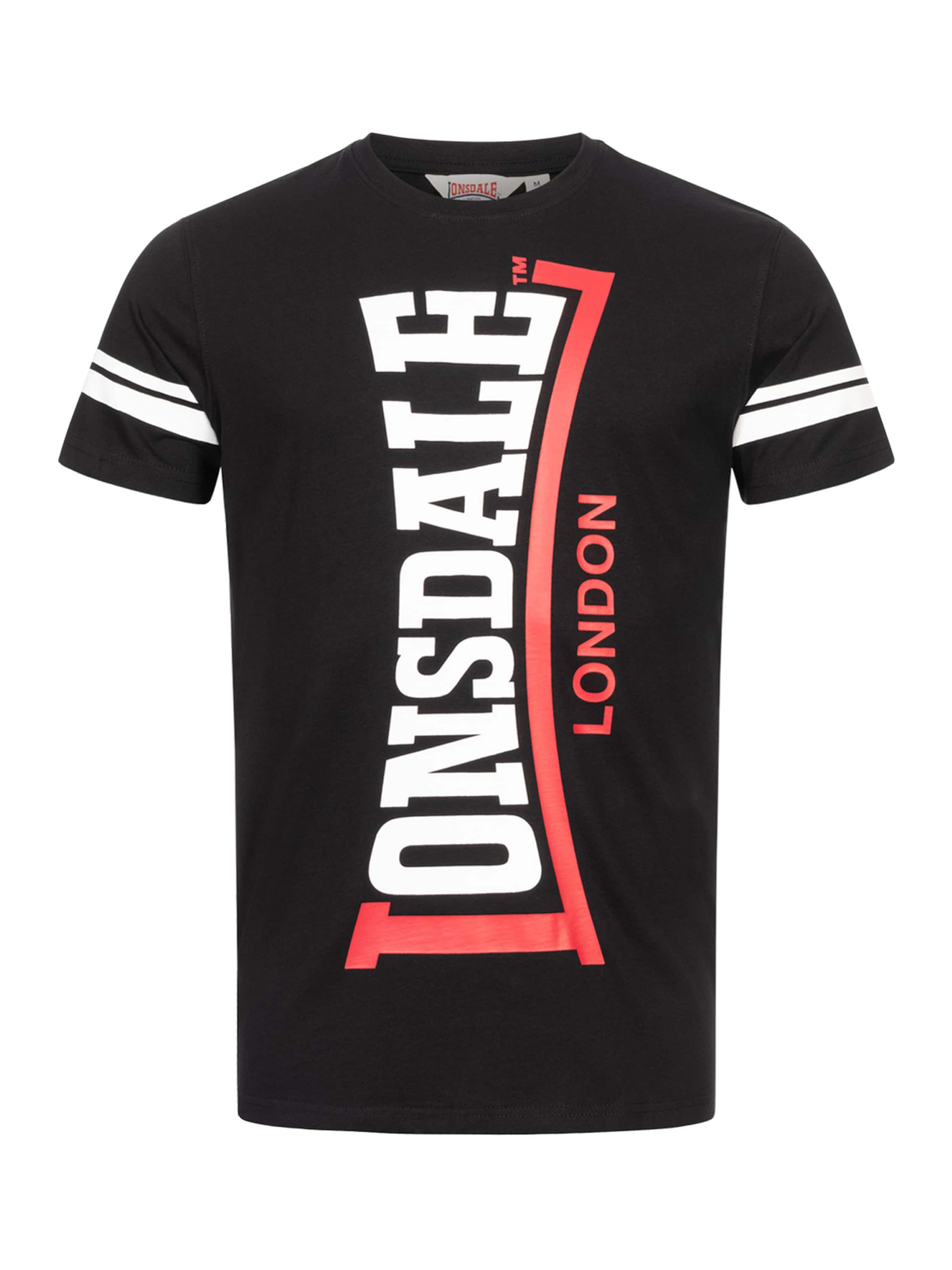 T-Shirt 'Polbain' LONSDALE en noir : devant