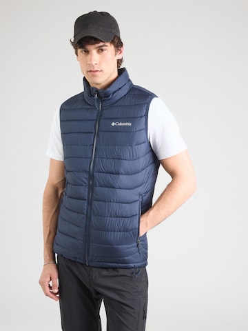 Vestă sport 'Powder Lite II' de la COLUMBIA pe albastru: față