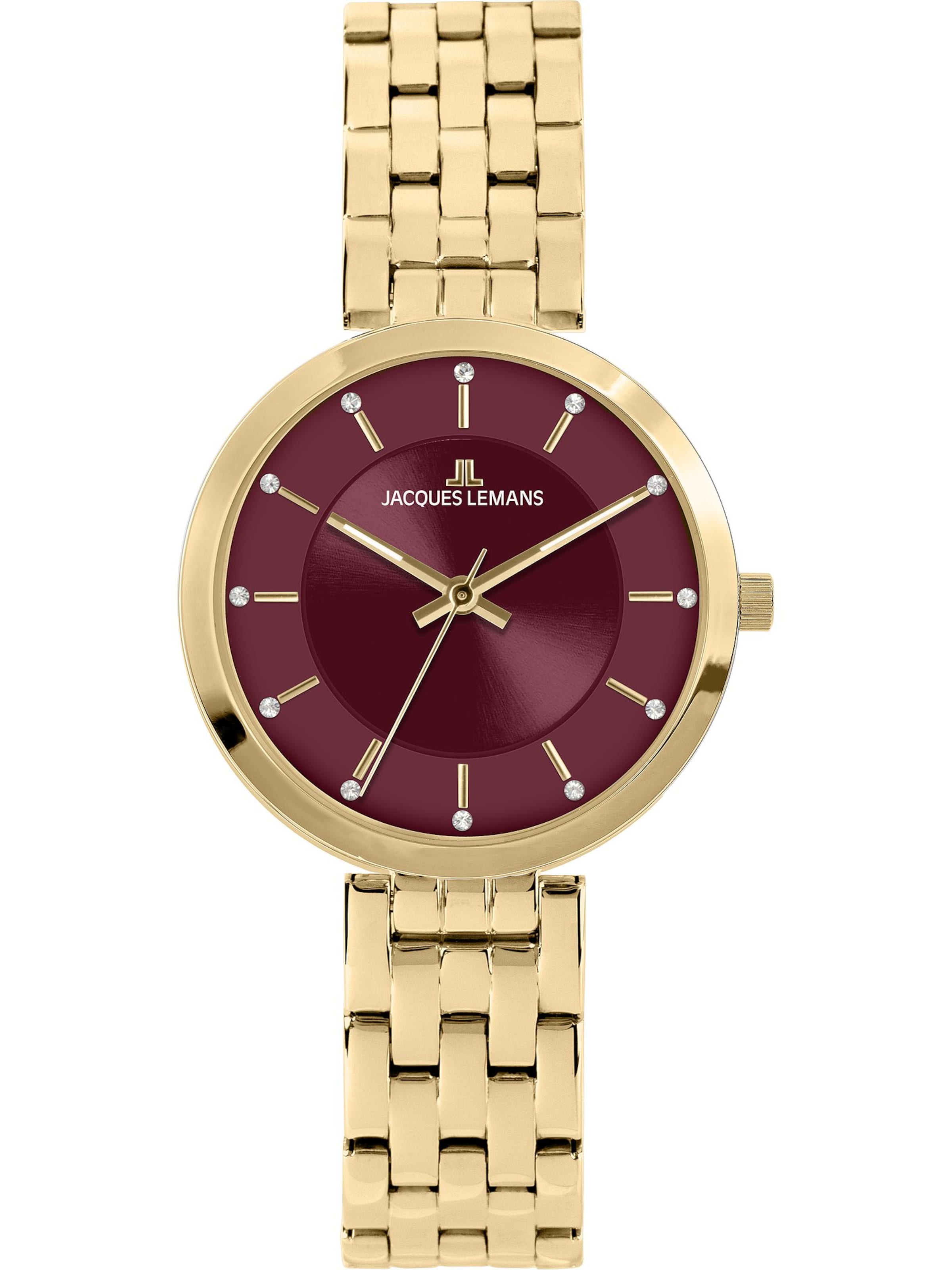 Jacques Lemans Uhr in Gold: Vorderseite