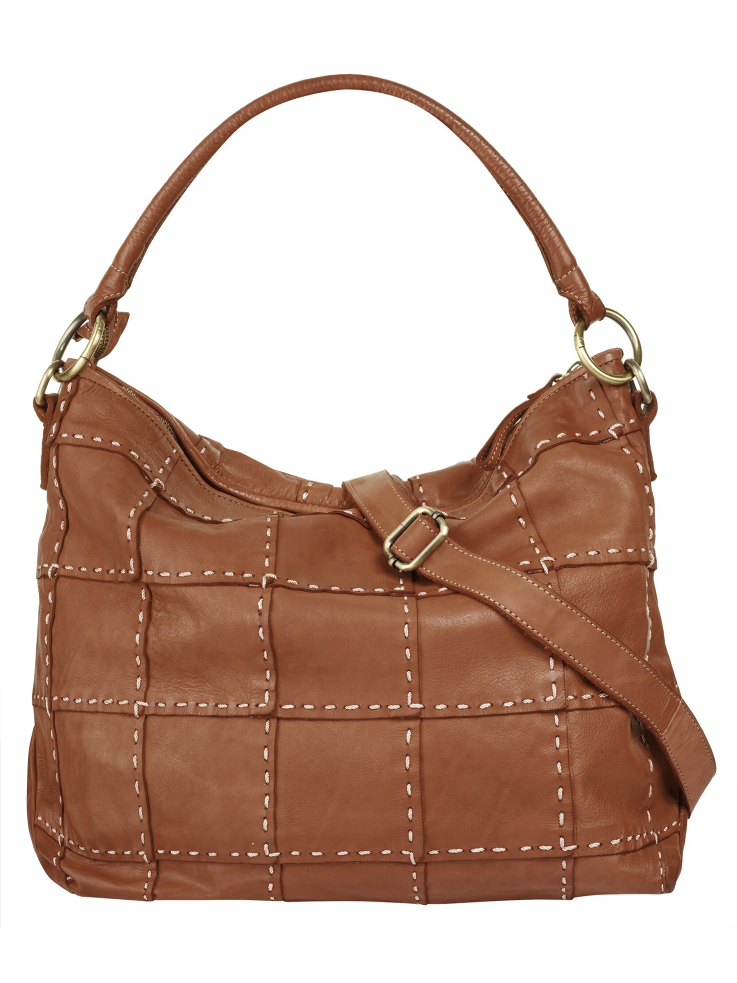 Cabas Samantha Look en marron : devant
