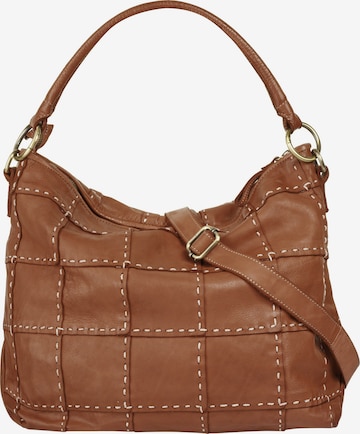 Cabas Samantha Look en marron : devant