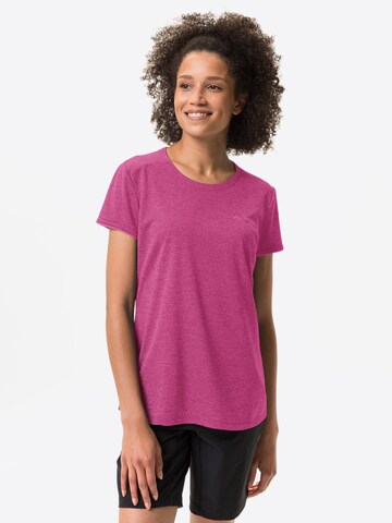 VAUDE Performance shirt 'Essential' in Pink: front
