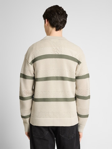 TOM TAILOR DENIM Strickjacke in Grün