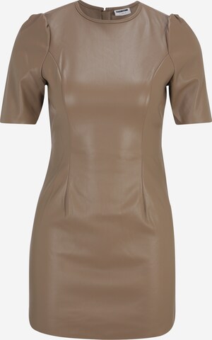 Noisy May Petite Dress 'HILL' in Brown: front