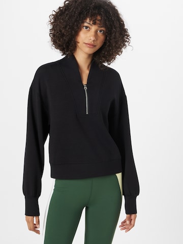 Varley Sportief sweatshirt 'Davidson' in Zwart: voorkant