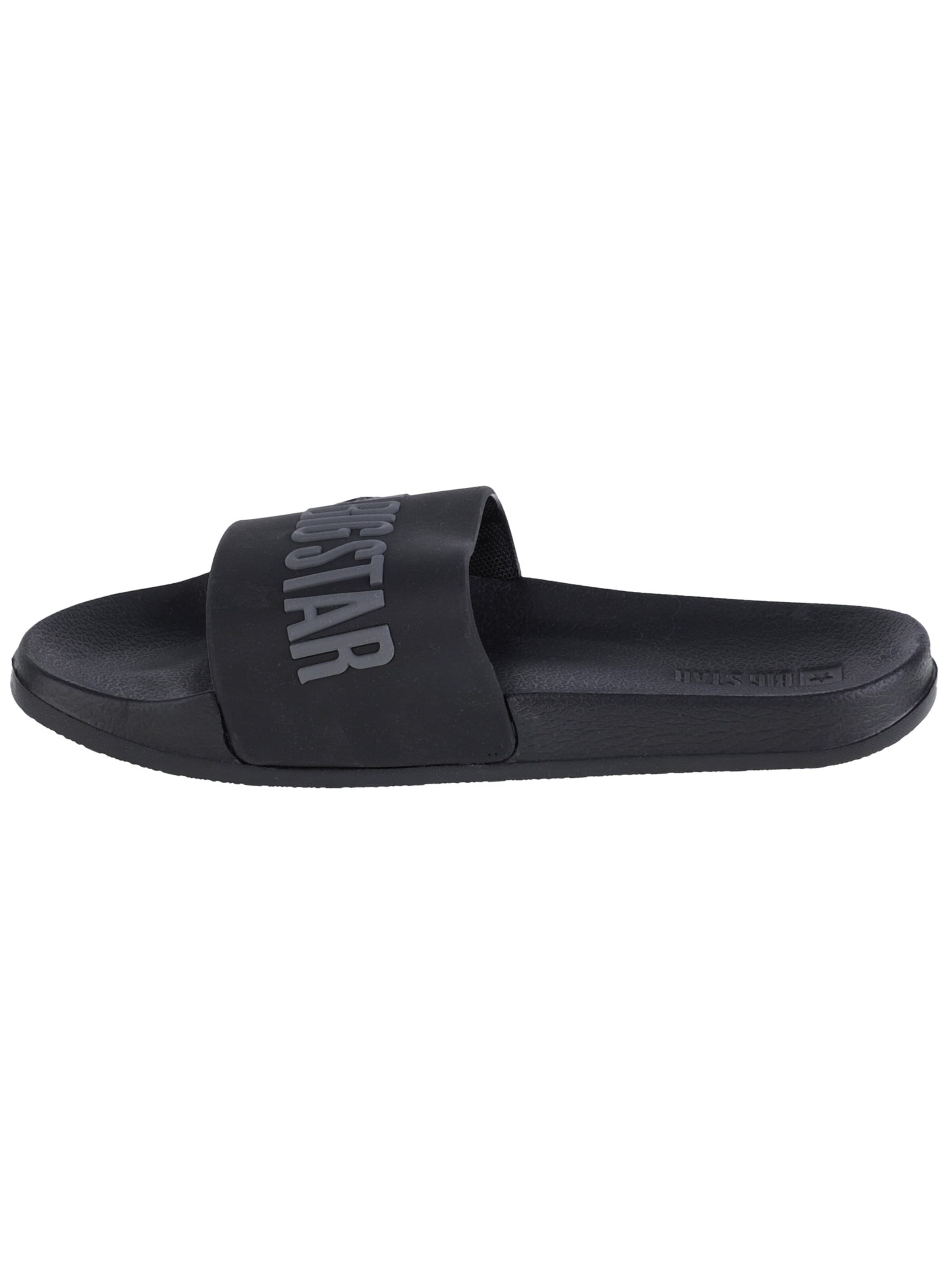 BIG STAR Strand-/Badeschuh 'Big Star W Slipper FF274A'‌ in Schwarz