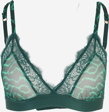 Triangolo Reggiseno di LOVE Stories in verde: frontale