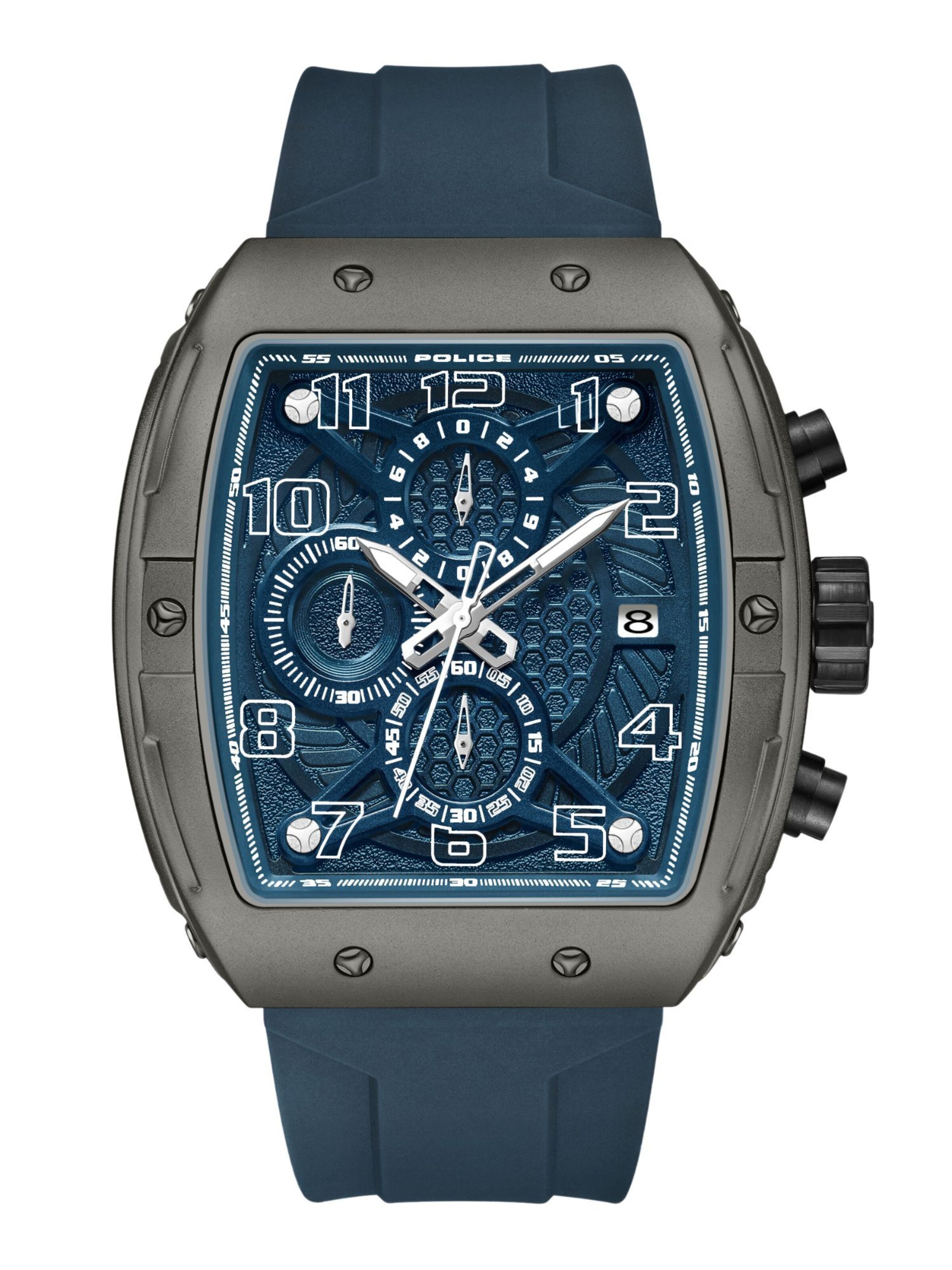 POLICE Analog watch 'Coswig' in Blue: front