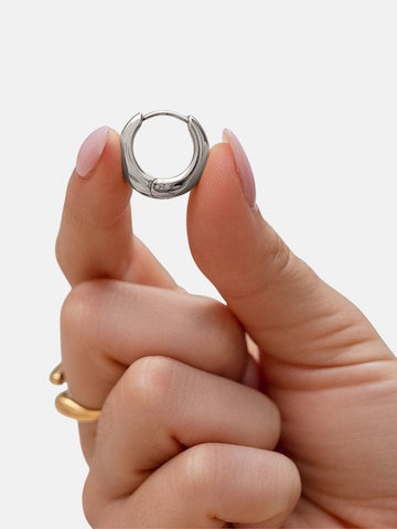 GOOD.designs Oorbellen 'Chunky' in Zilver