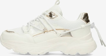 Baskets basses 'Madee' POSH by Poelman en blanc : devant