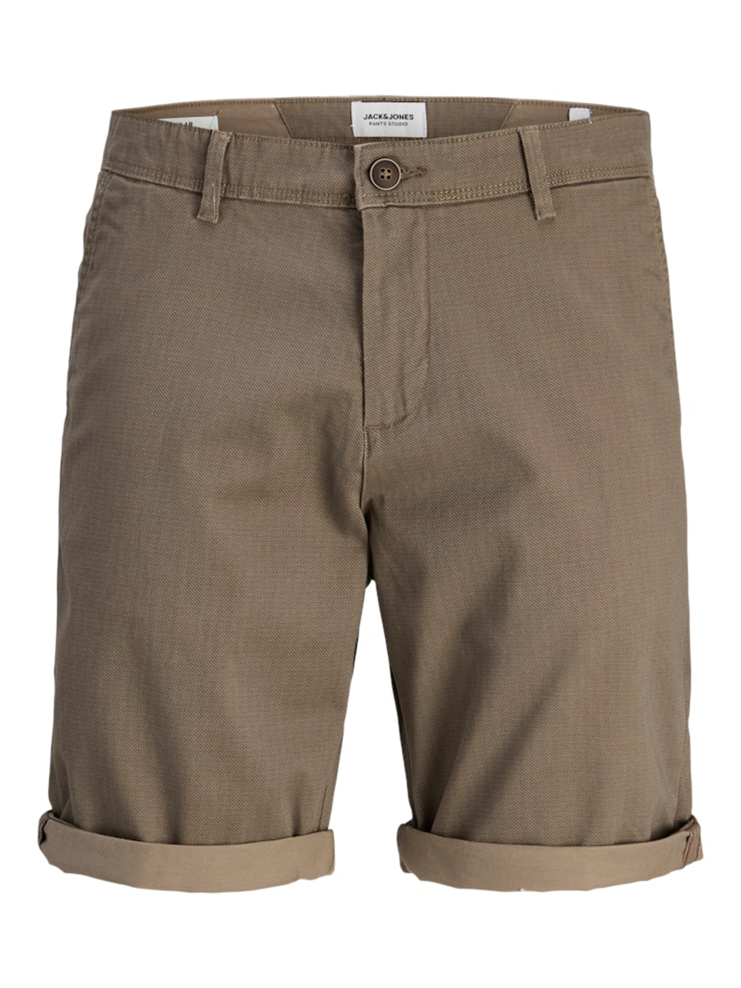 smėlio JACK & JONES „Chino“ stiliaus kelnės 'JPSTBowie': priekis