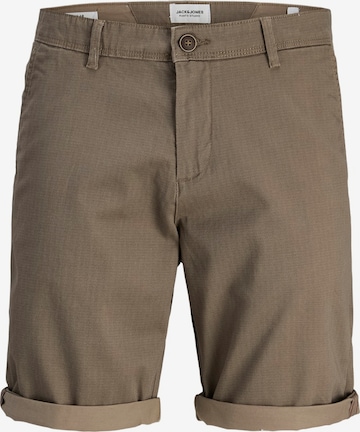Pantalon chino 'JPSTBowie' JACK & JONES en beige : devant