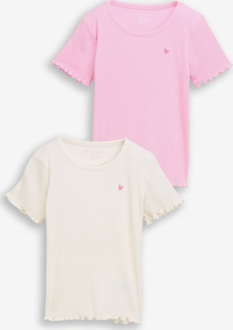 rožinė TOM TAILOR Marškinėliai: priekis