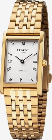 REGENT Analog Watch in Gold: front