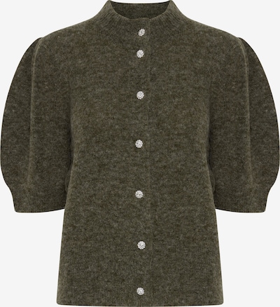 PULZ Jeans Cardigan 'PZASTRID' in dunkelgrün, Produktansicht