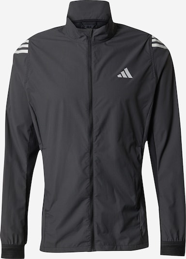 ADIDAS PERFORMANCE Athletic Jacket 'Run Icons' in Black / White, Item view