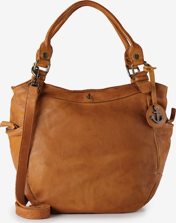 Harbour 2nd Schultertasche 'Selina' in Braun: Vorderseite