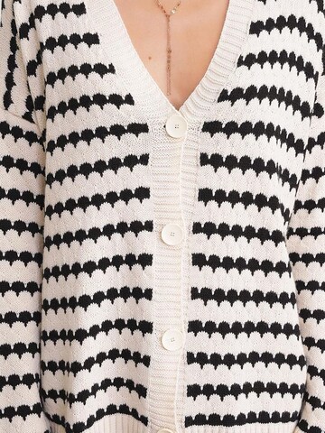 MixRay Strickjacke in Weiß