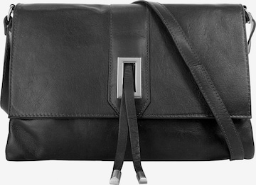 Cluty Umhängetasche in Schwarz: Vorderseite