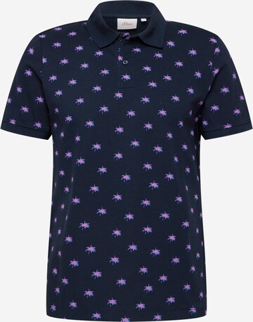 s.Oliver Shirt in Blauw: voorkant