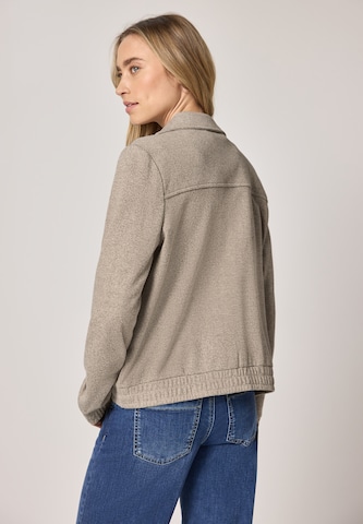 STREET ONE Between-Season Jacket 'Herringbone' in Brown