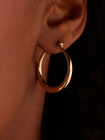 Lucardi Earrings 'Klassisch' in Gold