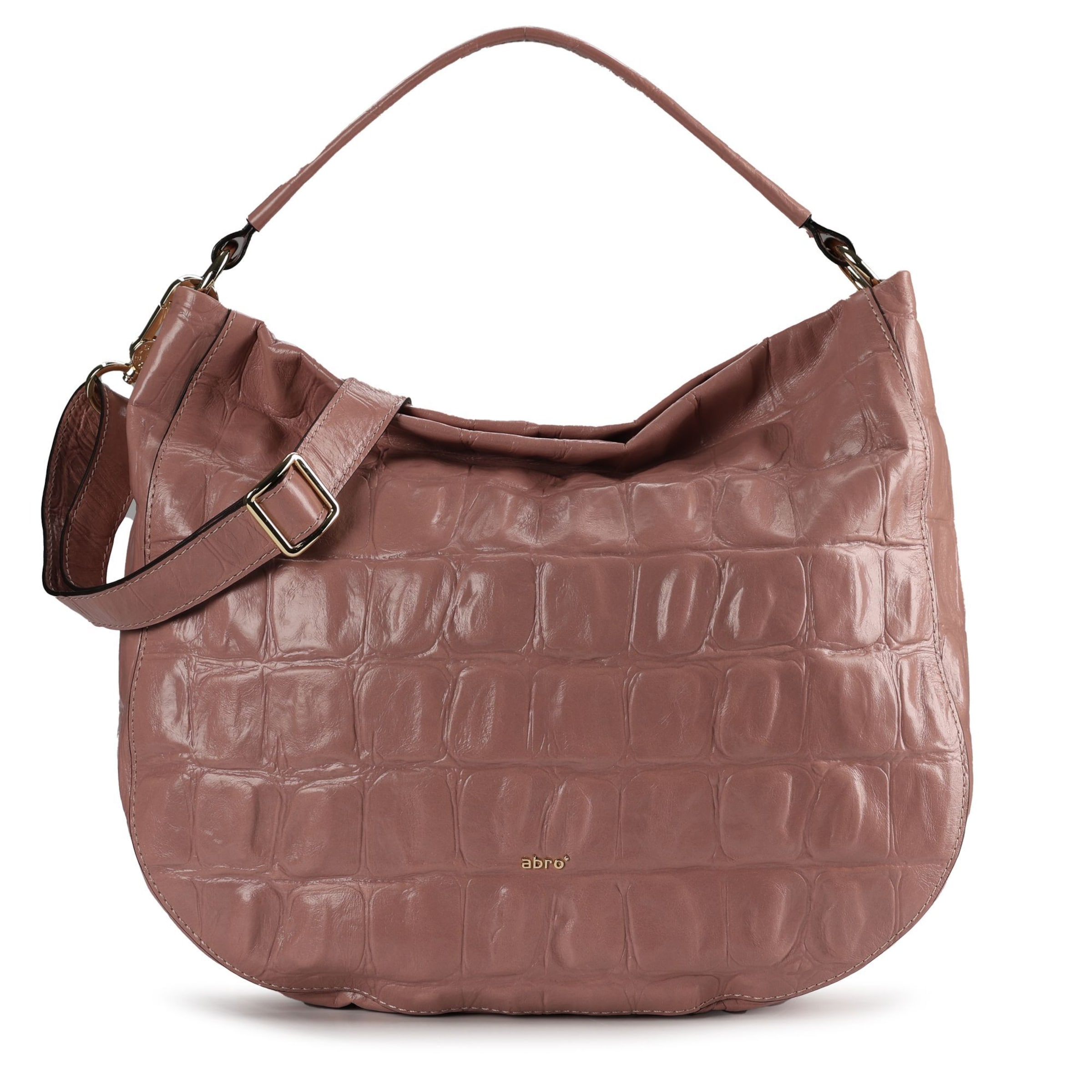 Borsa a spalla 'Mia' di ABRO in rosa: frontale