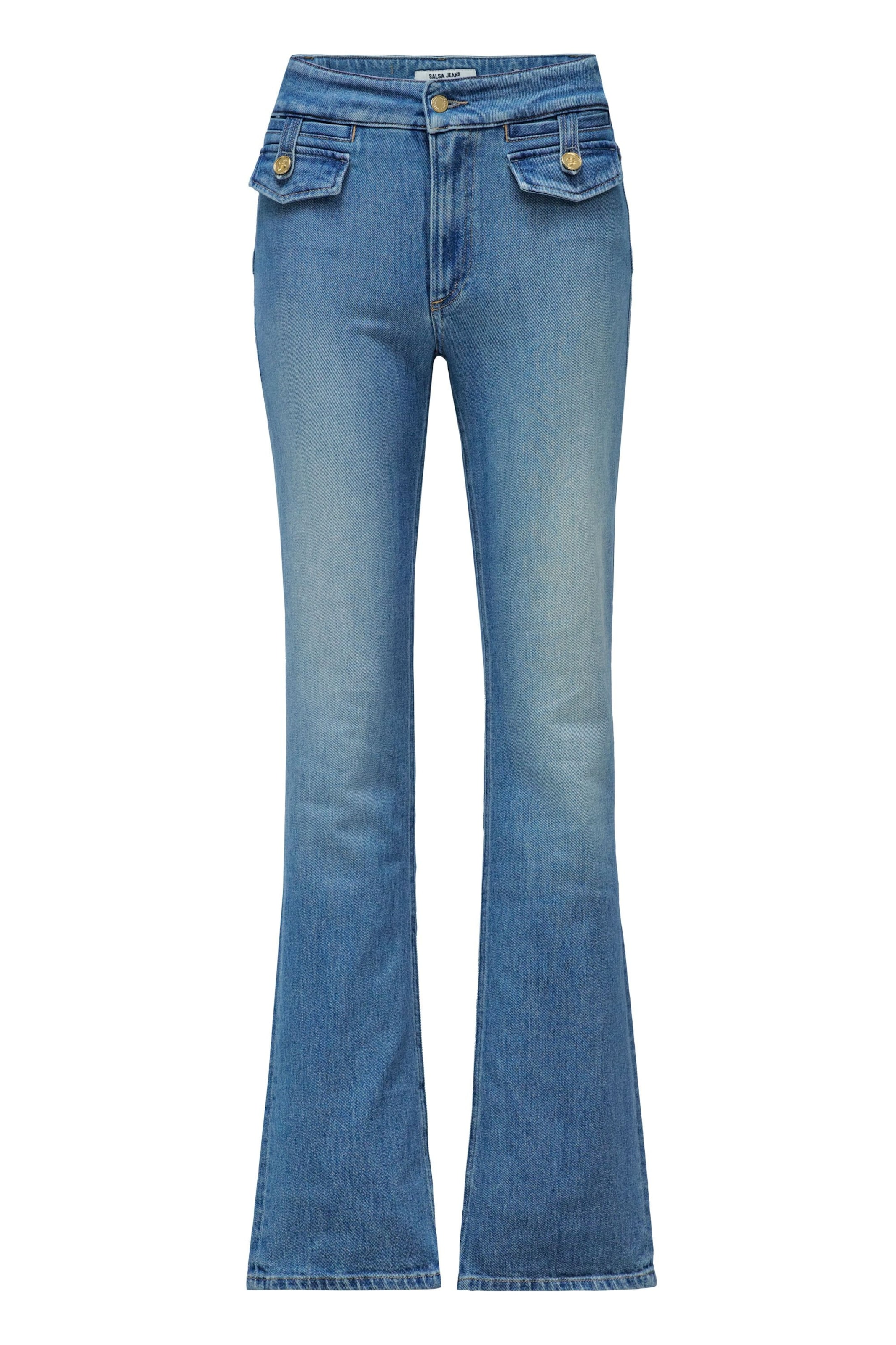 Salsa Jeans Skinny Jeans in Blauw: voorkant