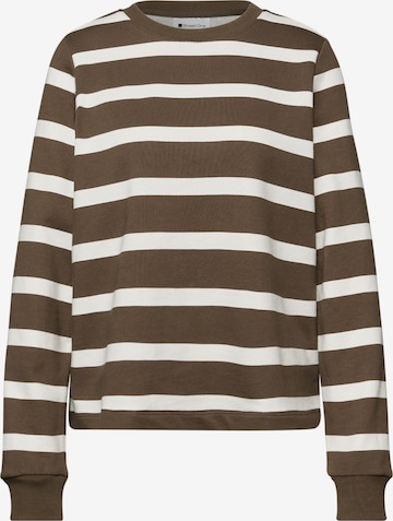 STREET ONE Sweatshirt in Brown: front