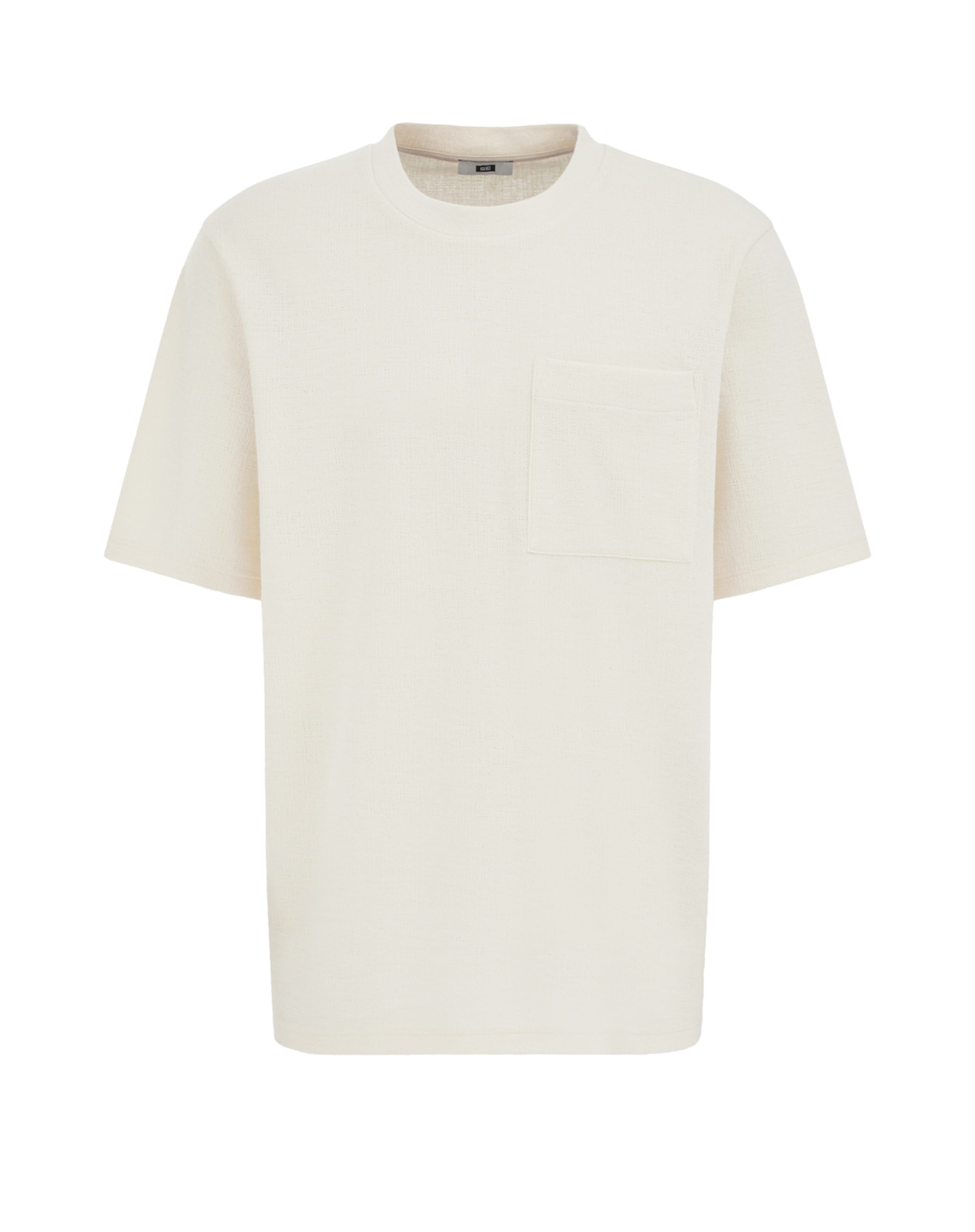 WE Fashion Тениска в бяло: отпред