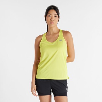 new balance Sports top in Yellow: front
