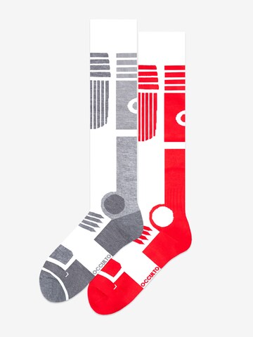 Occulto Athletic Socks 'Maria' in Red