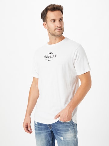 REPLAY Shirt in White: front