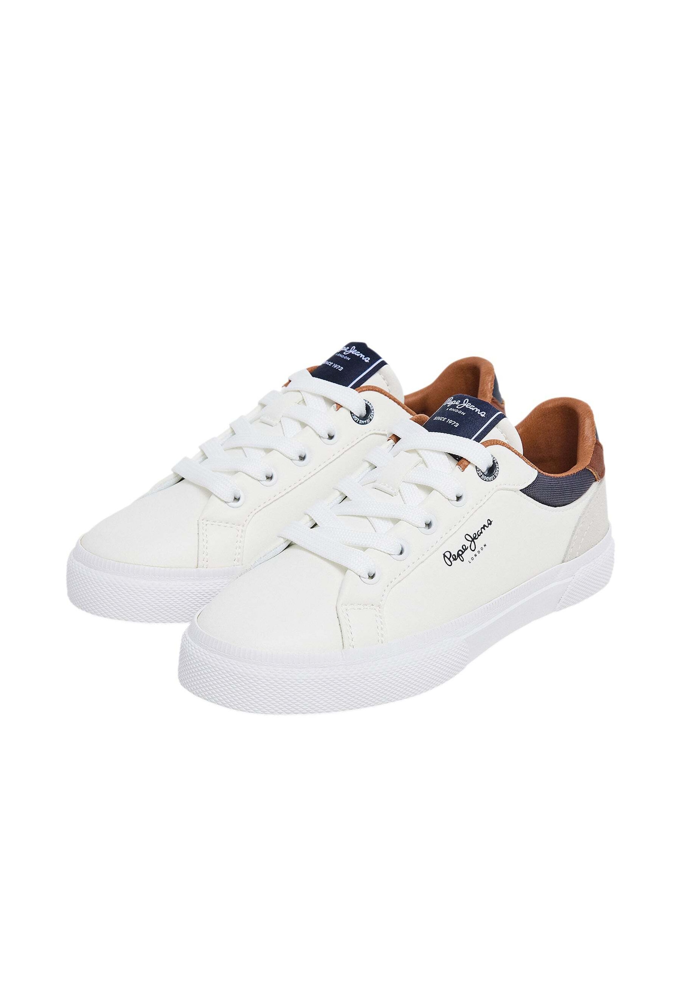 Sneaker 'Kenton' di Pepe Jeans in bianco