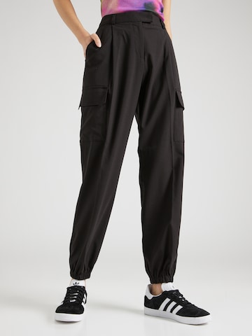 Effilé Pantalon cargo REPLAY en noir : devant