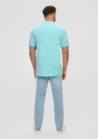 s.Oliver Men Tall Sizes Shirt in Blau