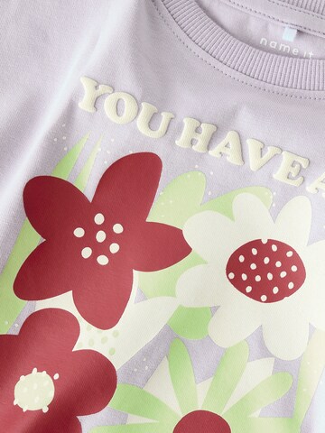 T-Shirt 'NMFHENISA' NAME IT en violet