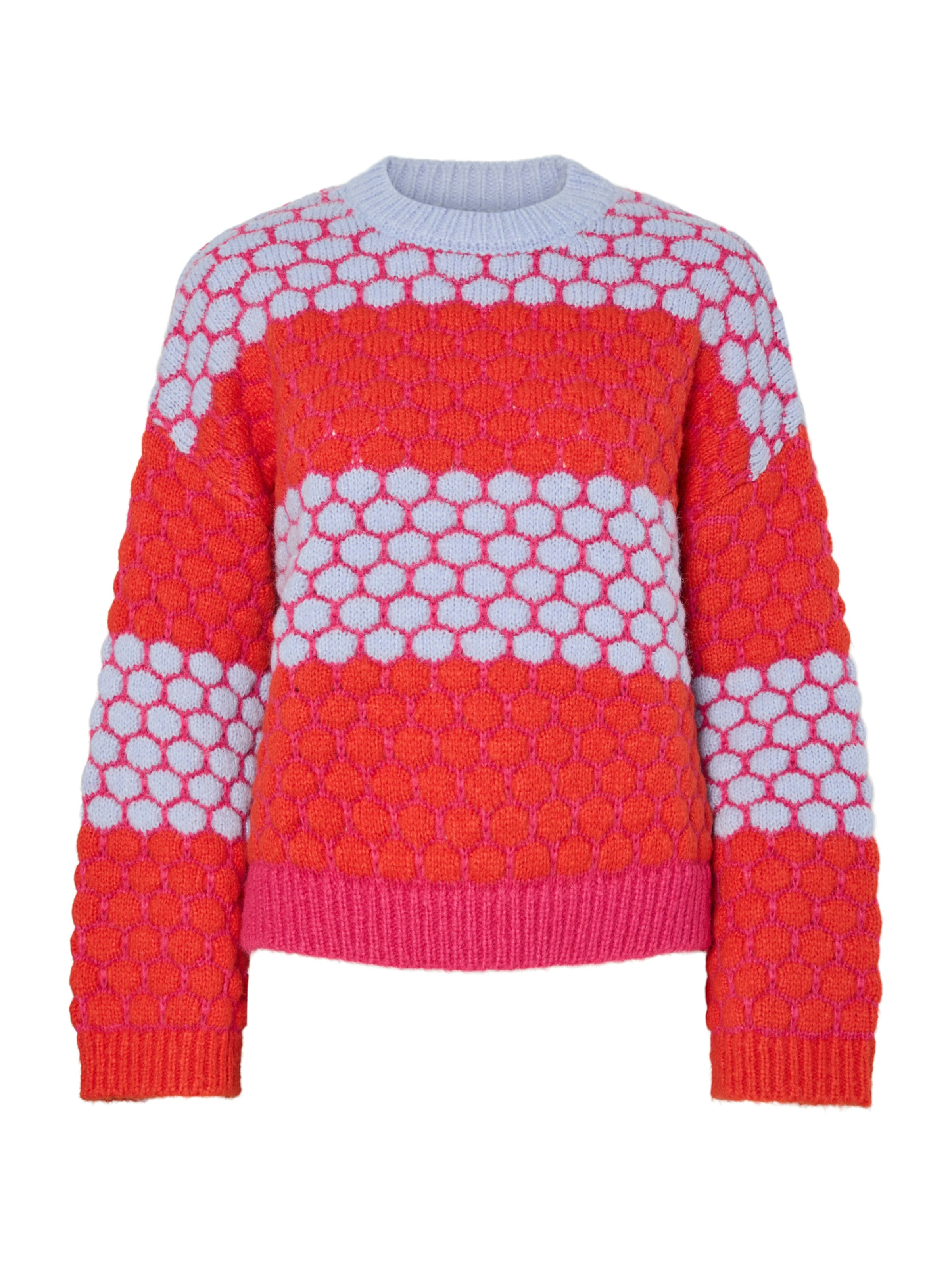Pull-over &#x27;PCJANEL&#x27; PIECES en rose : devant