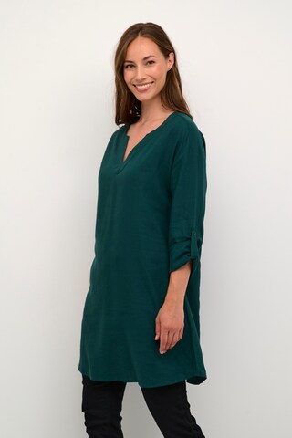 Cream Tunic 'Venta' in Green: front