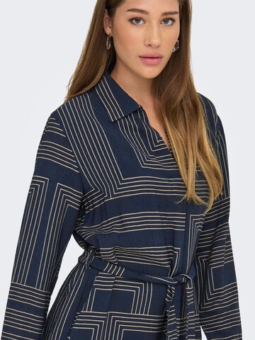 JDY Shirt dress 'Pepper' in Blue