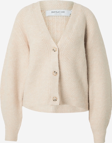 MSCH COPENHAGEN Knit Cardigan 'Petunia Peggy' in Beige: front