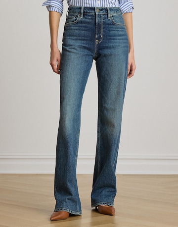 Lauren Ralph Lauren Bootcut Jeans i blå: framsida