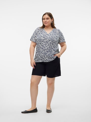 Vero Moda Curve Baggy Broek 'VMCEasy' in Zwart