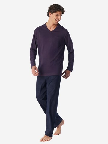 SCHIESSER Pyjama lang 'Comfort Essentials' in Gemengde kleuren