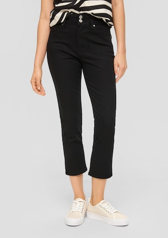 s.Oliver Slimfit Jeans 'Betsy' in Schwarz: predná strana